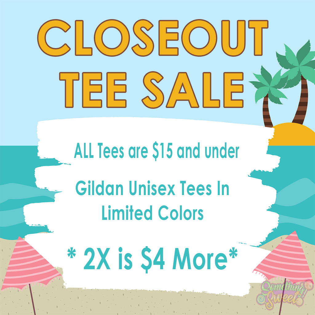 Closeout Tee Sale