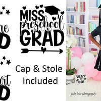 Daycare, Headstart or Preschool Outfit With Cap & Stole