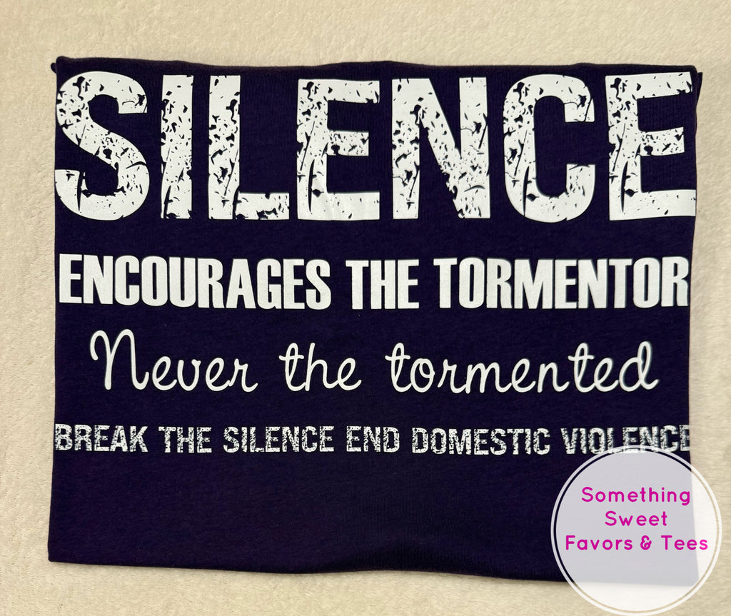Silence Domestic Violence Tee