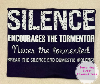Silence Domestic Violence Tee