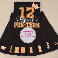 12th Birthday Outfit (Matte or Glitter Wording)