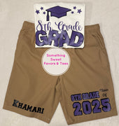 2025 Boys Graduation Shorts Outfit (SHIPS OUT IN 7 BUSINESS DAYS)