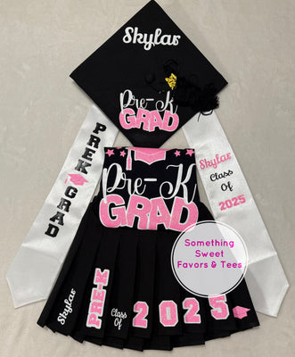 Daycare, Headstart or Preschool Graduation Outfit (SHIPS OUT IN 10 BUS | Something Sweet Favors & Tees Daycare, Headstart or Preschool Graduation Outfit (SHIPS OUT IN 10 BUS | Something Sweet Favors & Tees