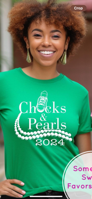 Kamala Harris Chucks And Pearls