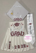 2025 Graduation Outfit With Cap & Stole (Pre-K thru 8th Grade)(SHIPS OUT IN 10 BUSINESS DAYS)