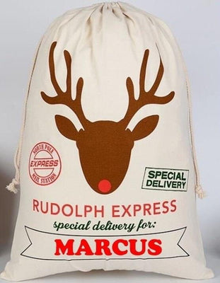 Reindeer Christmas Santa Gift Sack PRICE INCLUDES $8 SHIPPING