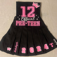 12th Birthday Outfit (Matte or Glitter Wording)
