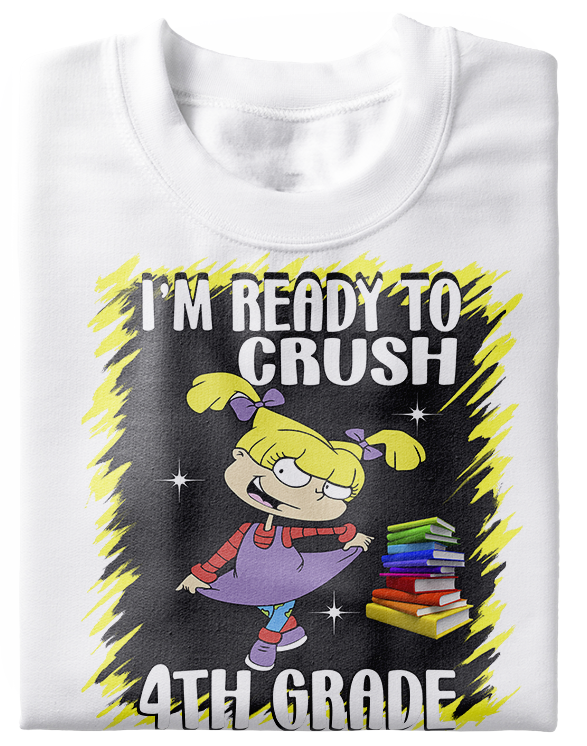 Ready To Crush Rugrats Angelica Back To School Tee (Preschool - 8th)