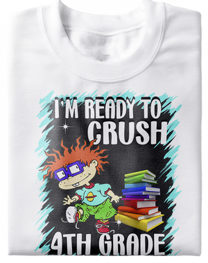 Ready To Crush Rugrats Chuckie Back To School Tee(Preschool - 8th)