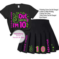 10th Birthday Outfit (Matte or Glitter Wording) Other Ages Available