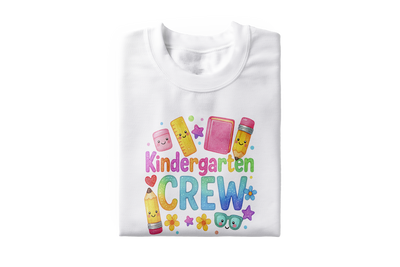 Kindergarten Crew Back To School Tee