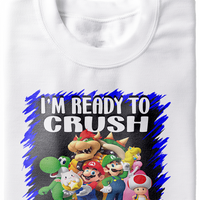 Ready To Crush Mario Back To School Tee(Preschool - 8th)