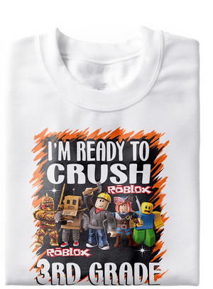 Ready To Crush Roblox Back To School Tee (Preschool - 5th)