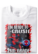 Ready To Crush Spiderman Back To School Tee (Preschool - 5th)