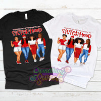 Sisterhood Red & White Tee