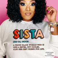 Sista -  Meaning