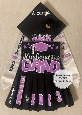 Graduation Outfit With Cap & Stole (Pre-K thru 8th Grade)(SHIPS OUT IN 10 BUSINESS DAYS)