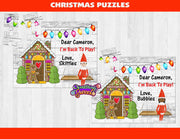 Elf on the Shelf Personalized Kids Puzzle - Something Sweet Party Favors LLC