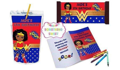Super Girl Birthday Theme - FREE SHIPPING - Something Sweet Party Favors LLC