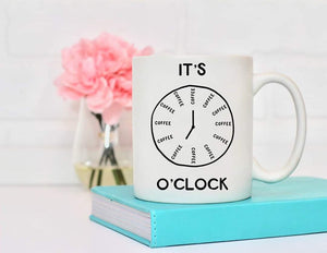 It's Coffee O'Clock Mug - Something Sweet Party Favors LLC