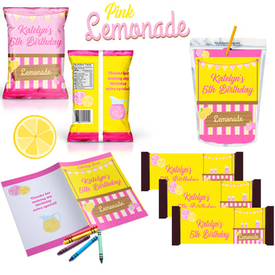 Pink Lemonade Birthday Party Theme - FREE SHIPPING - Something Sweet Party Favors LLC