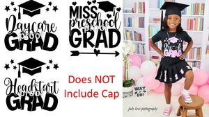 Daycare, Headstart or Preschool Graduation Outfit (SHIPS OUT IN 10 BUSINESS DAYS) Choose Size Daycare, Headstart or Preschool Graduation Outfit (SHIPS OUT IN 10 BUSINESS DAYS) Choose Size