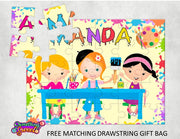 Art Party Kids Puzzle With FREE Matching Bag - Something Sweet Party Favors LLC