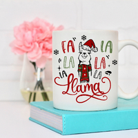 Fa La La Llama Christmas Coffee Mug - Something Sweet Party Favors LLC