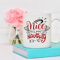 Naughty or Nice Christmas Coffee Mug - Something Sweet Party Favors LLC