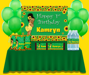 Sunflower Themed Backdrop - FREE SHIPPING - Something Sweet Party Favors LLC