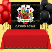 Casino Themed Party Backdrop - FREE SHIPPING - Something Sweet Party Favors LLC