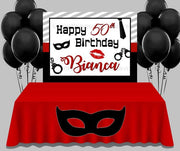 50 Shades of Grey Inspired Backdrop - FREE SHIPPING - Something Sweet Party Favors LLC