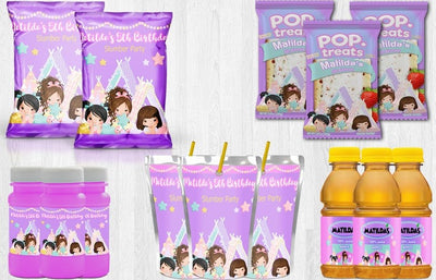 Slumber Party Birthday Theme - FREE SHIPPING - Something Sweet Party Favors LLC