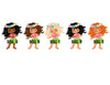 Hula Girl Luau Personalized Kids Puzzle With FREE Matching Drawstring Gift Bag - Something Sweet Party Favors LLC