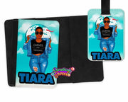 Personalized Passport Cover and Luggage Tag (Curves Are Trending) - Something Sweet Party Favors LLC