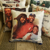Photo Sequin Pillow or Pillowcase - Something Sweet Party Favors LLC
