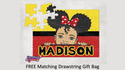 Little Girl Minnie Kids Puzzle With FREE Matching Bag - Something Sweet Party Favors LLC