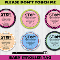 Baby Stroller Germ Tag Variety - Something Sweet Party Favors LLC