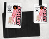Personalized Passport Cover and Luggage Tag (Girl in Sweats) - Something Sweet Party Favors LLC